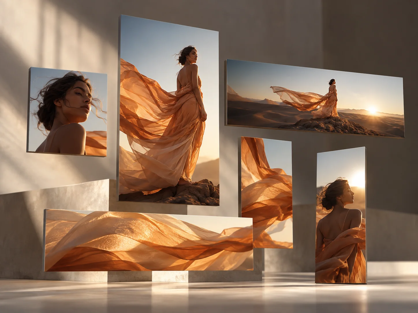 A campaign gallery produced on the Mujo AI platform