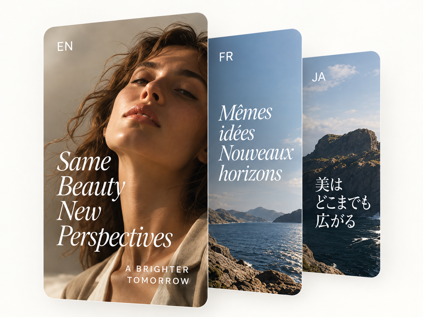 One campaign system adapted for several markets and languages side by side