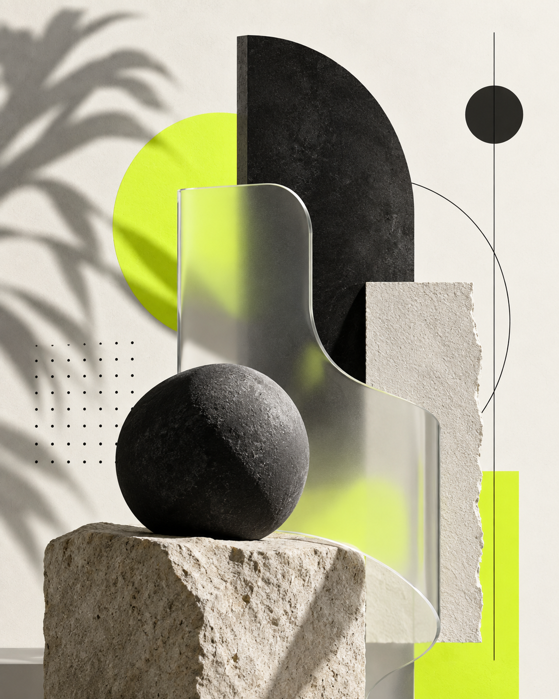 Graphic design artwork generated from a design prompt pack
